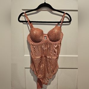 Pink Lingerie Bodysuit